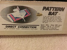 VINTAGE DIRECT CONNECTION PATTERN BAT RC AIRPLANE KIT .09-.10 GLOW POWER