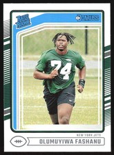 2024 Donruss Rated Rookie Olumuyiwa Fashanu RC #330 New York Jets