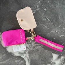 Lululemon Keychain Pouch with Zipper Fabric  Metal Keyring