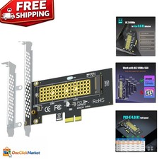 High-Performance M.2 NVMe to PCIe X1 Adapter - Compatible with Windows/Linux/Mac