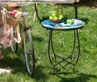 2 Pc Patio Side Table Set With Ocean Scene, 10”x14.5” — photo 5
