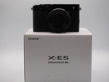 Fujifilm X-E5 Black with XF 23mm f2.8 R WR Lens Boxed Excellent Condition