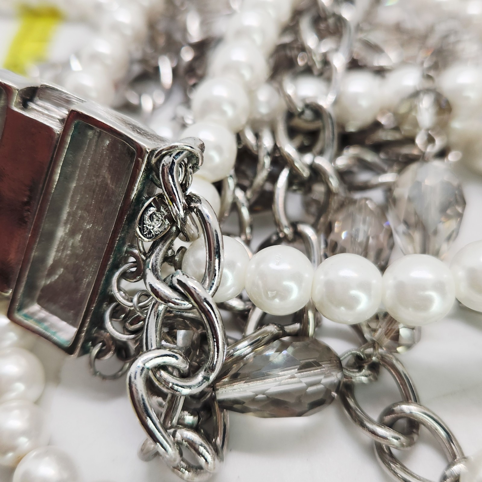 Premier Design Multi-Strand Chain Link Pearl Neck… - image 7