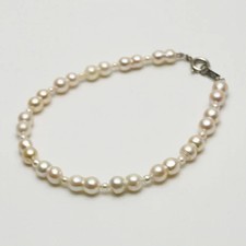 Akoya pearl bracelet twin pearls multicolor