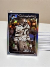 2024 Topps Chrome - Ed ' Too Tall ' Jones ( Cowboys ) Sepia Refractor #49
