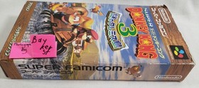 Super Donkey Kong Country 3 BATTERY WORKS Nintendo famicom Japanese snes box