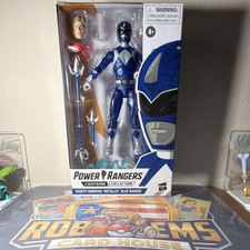 Hasbro Power Rangers Lightning Collection Metallic Blue Ranger Staff
