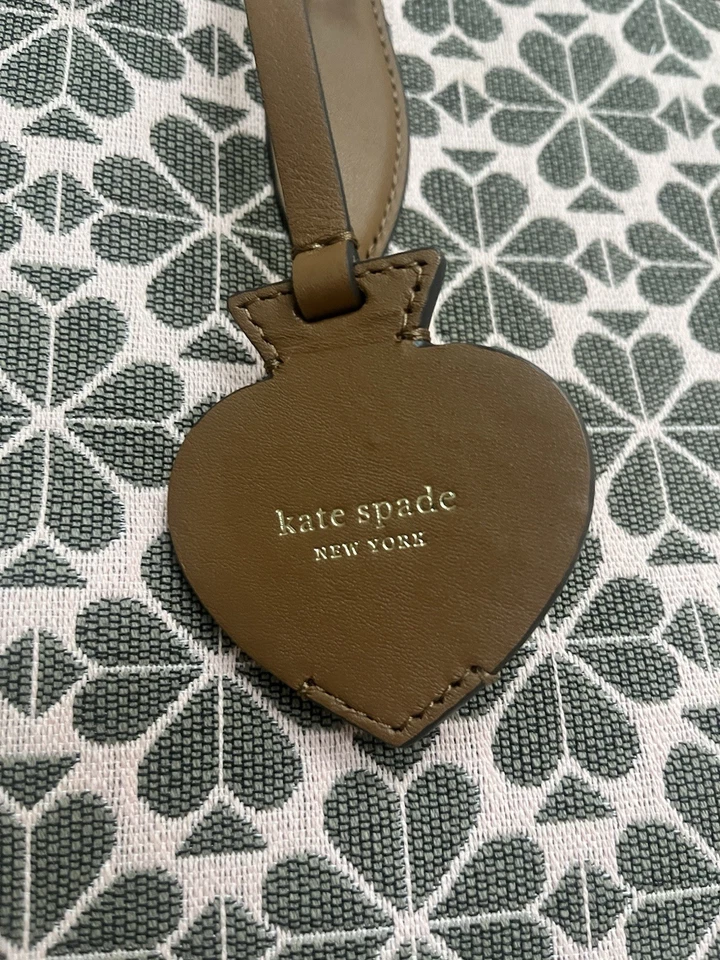 Kate Spade Floral Jacquard Pink And Leather Tote Bag - Image 4 of 4