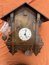 Antique Black Forest Tinplate Cuckoo Clock PROJECT