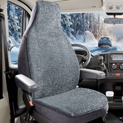 Kunstfell Wohnmobil Sitzauflage Sitzbezug für Roller Team Ford Kronos Alkoven