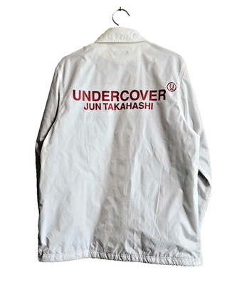 UNDERCOVER Jun Takahashi 2016SS Archive Logo Coach Jacket White Red Japan 1