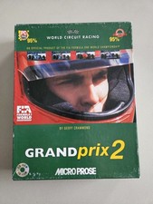 Grand Prix 2 Big Box PC CD-ROM Game / Microprose UK PAL Retro Formula 1 Racing