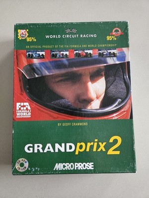 Grand Prix 2 Big Box PC CD-ROM Spiel / Microprose Retro Vintage Formel 1 Racing