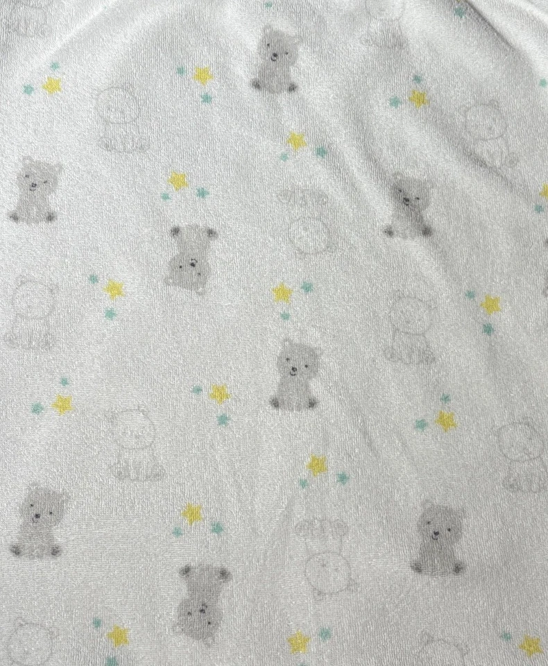 Carter's Just One You Baby Blanket Bears Sitting Stars Terry Towel Lovey 29"x29" - Image 4 of 4