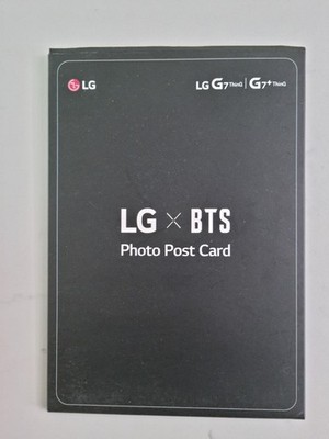 LG X BTS collabration photo card
