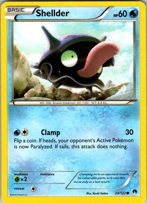 Shellder (23) 23/122 Common XY - BREAKpoint LP