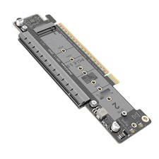 PCIe 5.0 X16 To Dual M.2 M Key Adapter Card M.2 PCIE NVMe Expansion Card Su PRKE