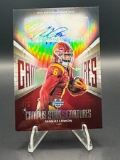 2025 Bowman Chrome U Campus Star Signatures Makai Lemon USC #CSS-ML Red 4/5!