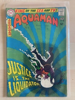 Aquaman # 38 von 1968, DC Comics, US, Z 2 w Stempel