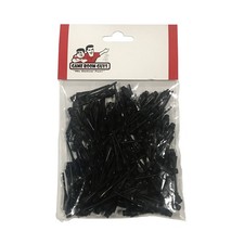 Dart Tips - Soft - Black - 1/4" - Set of 100