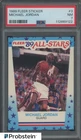#1 1989 Fleer Sticker Basketball #3 Michael Jordan Chicago Bulls HOF PSA 7 NM