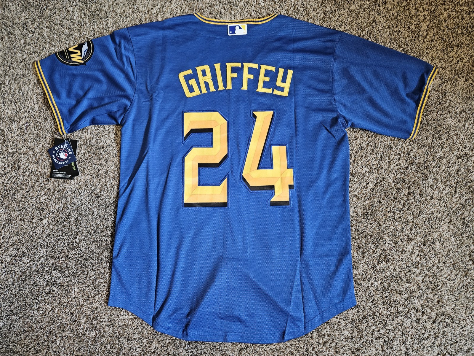 Ken Griffey Jr. #24 Seattle Mariners Men's City Connect Jersey