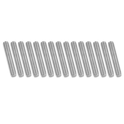 15Pcs 5/16''-18 Fully Threaded Rod 2'' Length 304 Stainless Steel Thread Screw