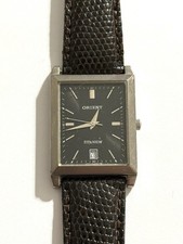 Vintage ORIENT Tank Style Titanium Men s  Wat...