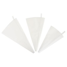 3pcs Cake Piping Bag Cotton Fabric Pastry Bag Frosting Baking Tool Set