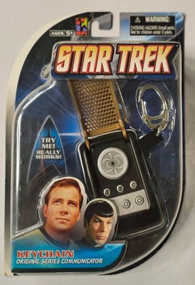 2009 BFI Basic Fun Inc. Star Trek Keychain Original Series Communicator Sealed