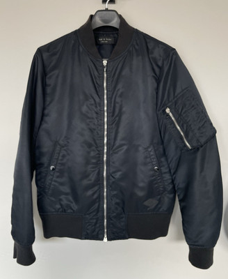 RAG & BONE NYC Manston Bomber Jacket, Black, Men's Small, $595