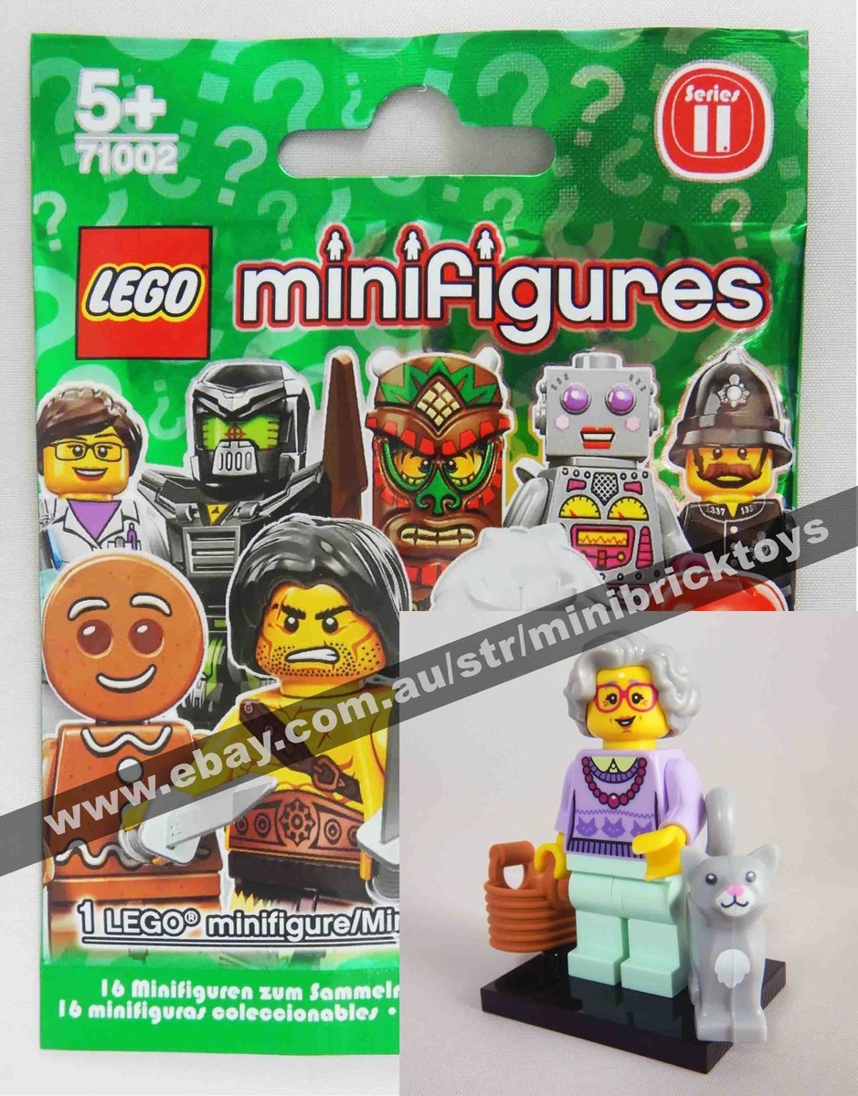 コレクターズドール NEW LEGO 71002 GRANDMA WITH CAT / KITTEN Collectible Minifigure