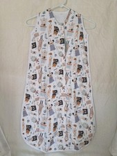 Tado Muslin 100 Organic Cotton Baby Sleep Sack "ZOO PARTY" Large 12-24 Months