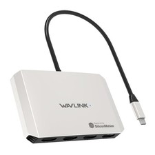 WAVLINK USB-C Quad Monitor Laptop Docking Station Multi-port hub for Mac/Windows