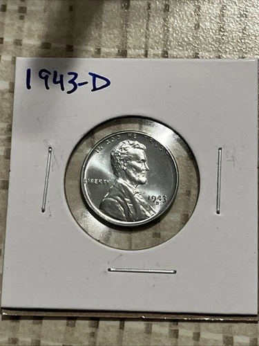 1943-D 1C Lincoln Cent Gem BU