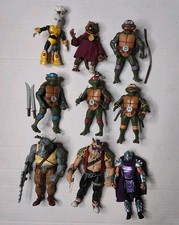 NECA TMNT Cartoon Lot of 9 Raphael Donatello Leonardo Michelangelo Ninja Turtles