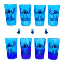 Disney Lilo Stitch Color-Changing Plastic Cups Set of 4