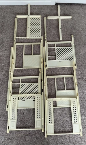 Vintage 1979 Barbie Dream House A Frame Parts 1978 Wall Set of Side Walls
