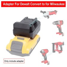 Battery Adapter for Dewalt 20V Max Battery to for Milwaukee 18v Tools Converter
