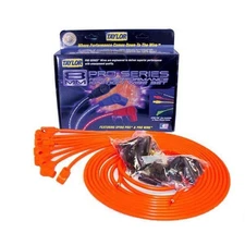 Taylor Plug Wire Set 78351; Spiro Pro 8mm Orange 90 Degree, Univ, 8 Cylinder