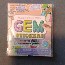 DIY Make your Own Gem Stickers Kit Totally Cute!!! Designer STICKER KIT