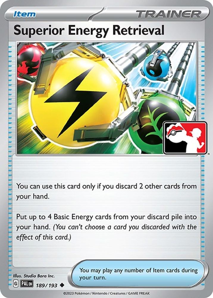 Superior Energy Retrieval 189/193 Prize Pack Series Cards | READ DESCRIPTION