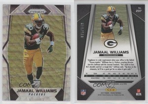 2017 Panini Prizm Rookies Blue Wave Prizm /149 Jamaal Williams #237 Rookie RC
