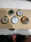 Pocketwatchs For Parts And Repair Antique Illinois Case, Dollar Watches