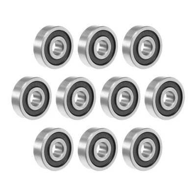 UXCELL 625-2RS Deep Groove Ball Bearing 5x16x5mm Double Sealed Chrome Bearings 10pcs