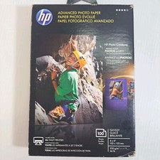 HP Advanced Photo Paper Glossy 100 Sheets 4"X6" Inkjet