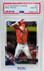 💥🐐💥2018 Bowman Chrome Mike Trout Angels #37 PSA 10💥🔥🐐💥