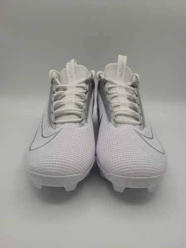Nike Vapor Edge Shark 2 White Silver Men's Size 12 Football Cleat DH5088-102 New - Picture 3 of 9