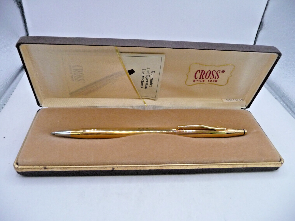Cross Vintage 18k Gold Filled Ball Pen-retired item | eBay