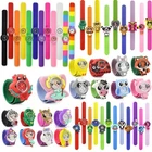 Wacky Watches Cute Kids Children's Slap Strap Silicone Sports Wrist Snap on Band